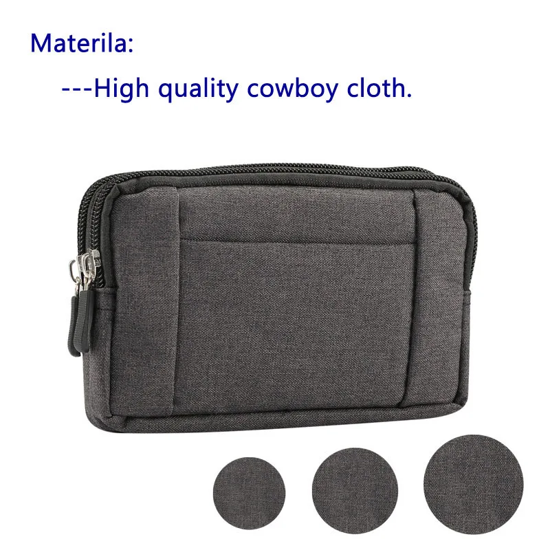  Phone Pouch For xiaomi redmi note 5 pro mi max 3 mi8 a2 PocoPhone F1 redmi 6X 6 5 4x Belt Clip Cowb - 32975918442