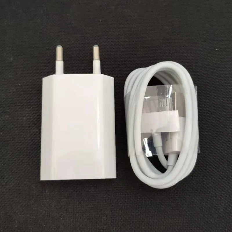 Для iphone 4 USB 30 pin USB кабель и 5V 1A AC Путешествия стены зарядное устройство адаптер для iphone 4 4s iPad 2 3