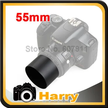 

10pcs 55mm Tele Metal Lens Hood For Canon For Nikon 55mm DSLR Camera