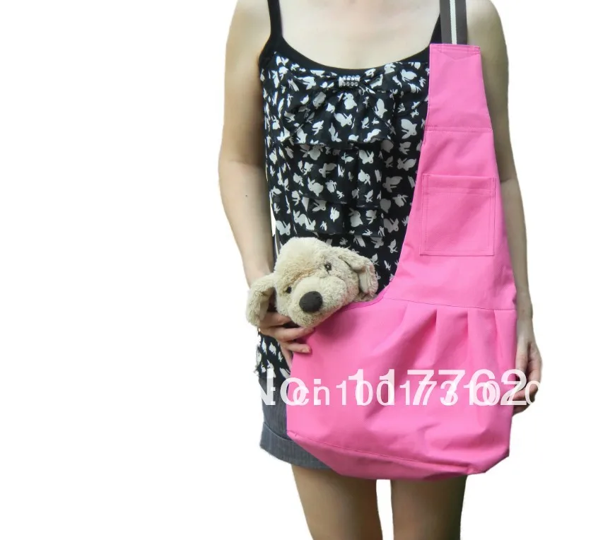 

New Pink Pet Sling Carrier Dog Cat Carrier dog carrier Free Shipping Retail puppy dogs sling carrier bag