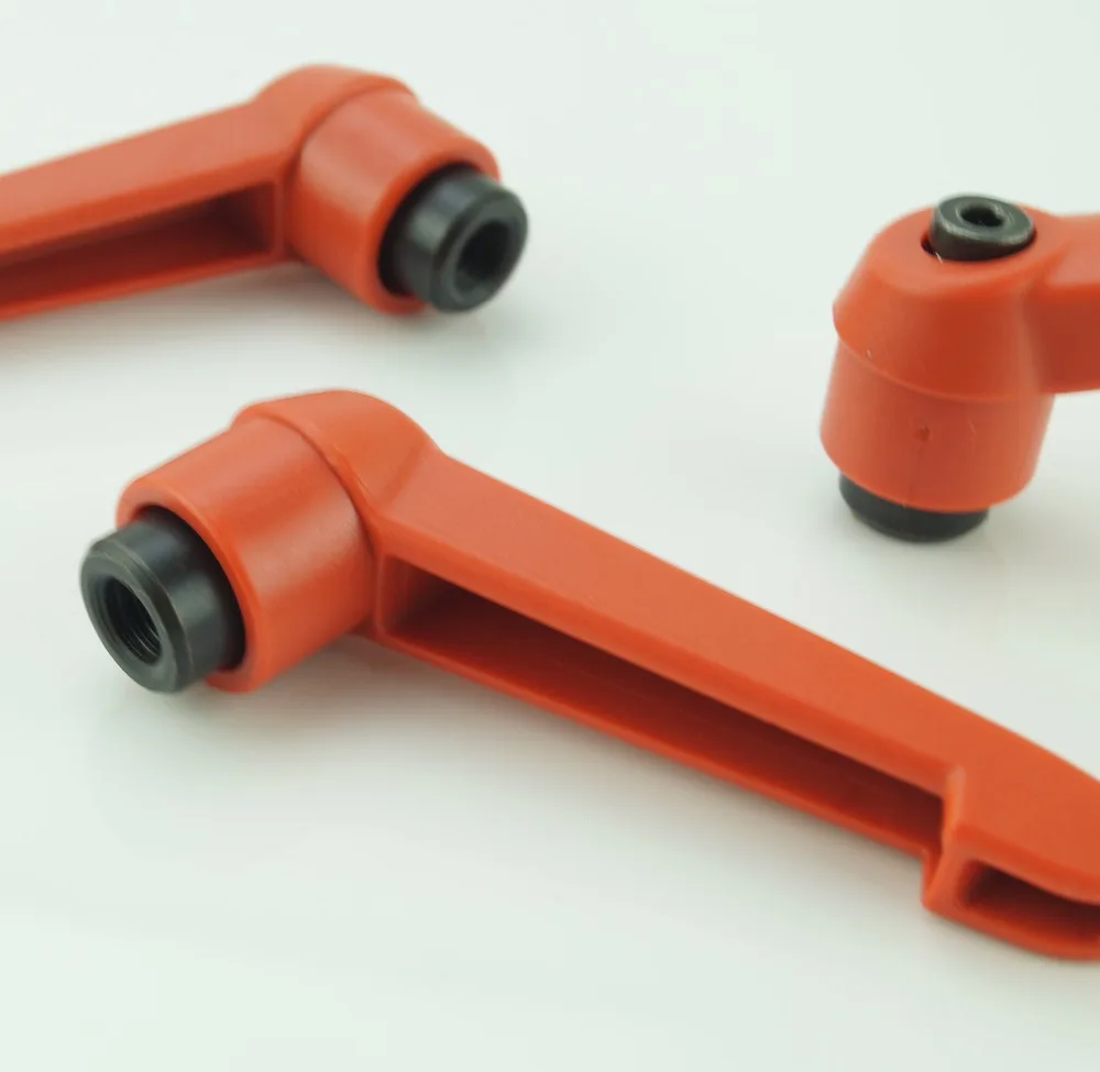 Color: Black M8 Female Clamping lever Orange TF03003 Clamping handle lever,Adjustable handle Color: Black M8 Female Clamping lever Orange TF03003 Clamping handle lever,Adjustable handle