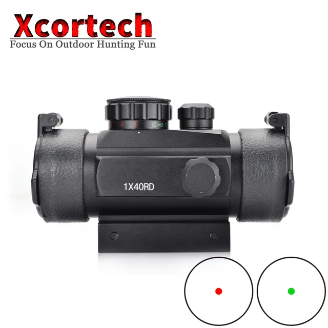 Mira holográfica táctica 1x30 punto verde rojo mira de punto Airsoft 11mm 20mm carril de montaje colimador mira para caza