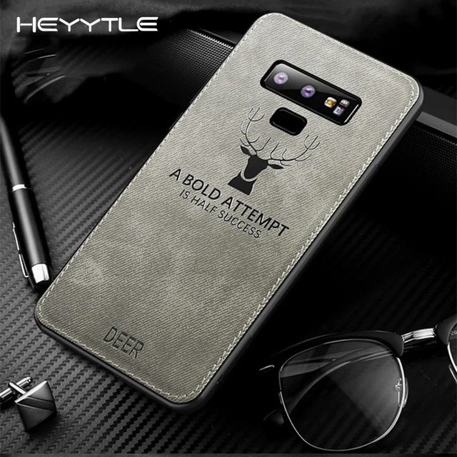 Cheap Heyytle Luxury Deer Ultra Thin Phone Cases For Samsung Note 9 8 S9 S8 S7 Edge Cases Silicone Protective Back Cover Soft Shell