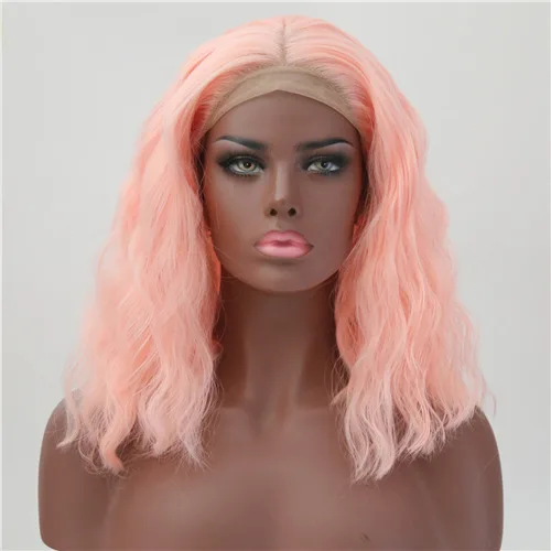 JOY& beauty, 9 цветов, синтетический короткий волнистый парик на кружеве, жаропрочные волокна, волосы мечты, волосы для женщин, парик 14 дюймов - Цвет: IMG-j6