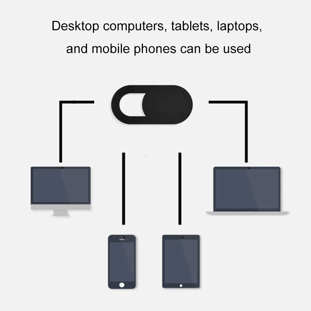 Высококачественный защитный чехол для веб-камеры для iPhone Android Мобильные Телефоны Компьютеры-ноутбуки планшеты