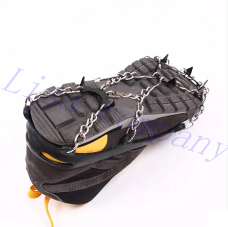 Пара новых crampons анти-салазки покрытие для скалолазания на открытом воздухе снежное поле скалолазание марганцевая сталь 8 зуб для ногтей