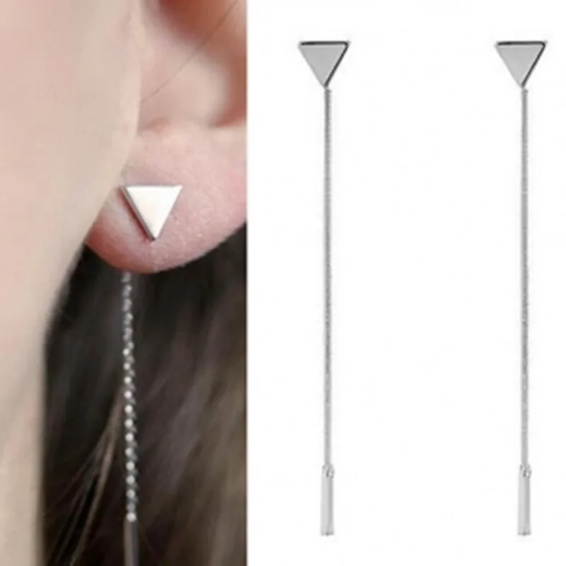 Новые поступления горячая мода Brincos Oorbellen Bijoux геометрические Треугольные