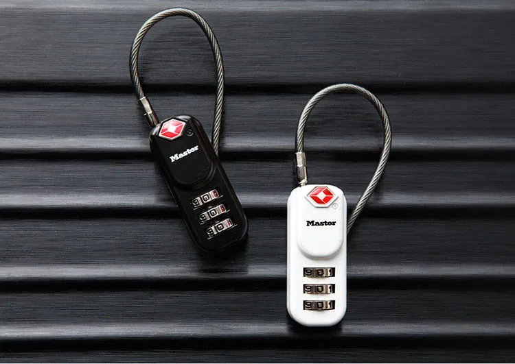 TSA Luggage Strap Locks Digit Plastic Alloy Password Customs Luggage Padlocks Combination Suitcase Padlock Travel Lock (3)