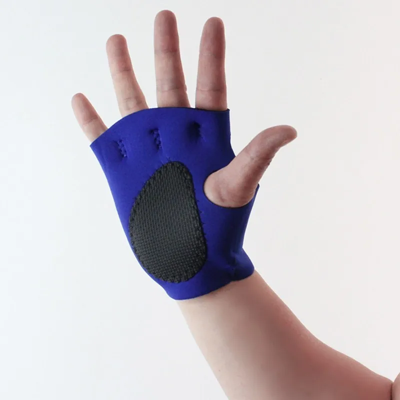 اللياقة البدنية الرياضة قفازات لرفع الأثقال سيليكون مكافحة زلة تجريب نصف إصبع قفازات نجوم النادي الأهلي الجمباز القبضات اليد حماية النخيل