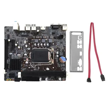 

H61 desktop computer Motherboard 1155 pin interface USB2.0 DDR3 1600/1333 2 X DDR3 DIMM memory motherboard slot