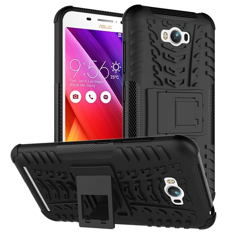 WolfRule For Cover Asus Zenfone Max ZC550KL Case TPU &amp Plastic Stand Armor Phone Coque |