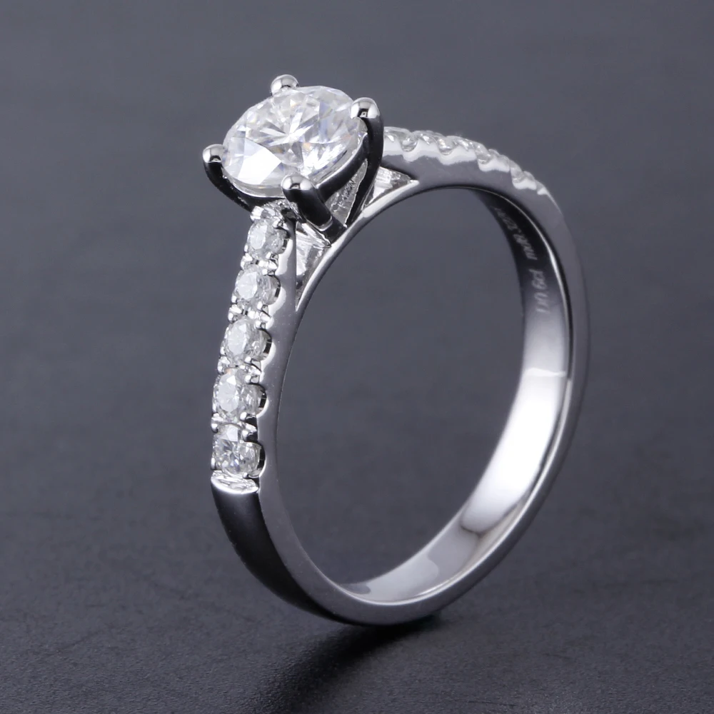solitaire engagement ring moissanite ring (4)