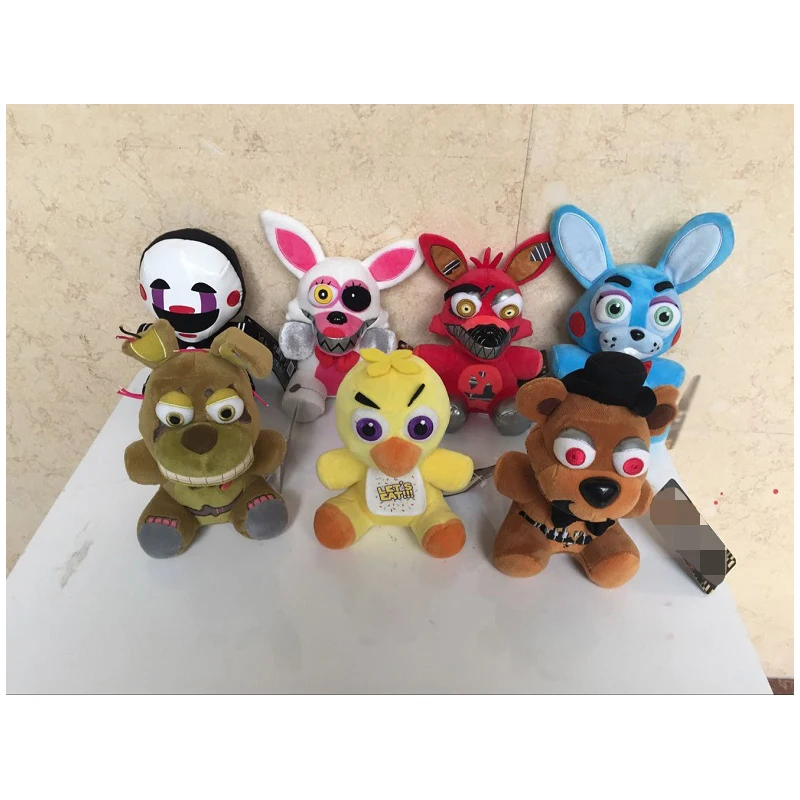 Новинка Five Nights At Freddy 4 FNAF Золотая лисица Фредди Бонни и Чика Плюшевые игрушки