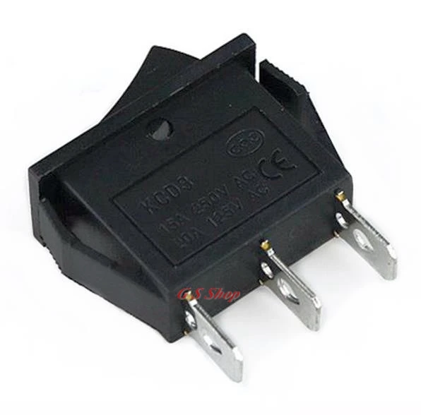5 шт. клавишный переключатель KCD3 15A /20A 125 В/250 В вкл. ВЫКЛ. 3 позиции контактный
