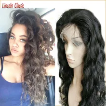 2016 New Arrival Deep Body Wave Full Lace Wig Brazilian Virgin Hair Glueless Full Lace Human Hair Body Wave Wigs With Baby Hair