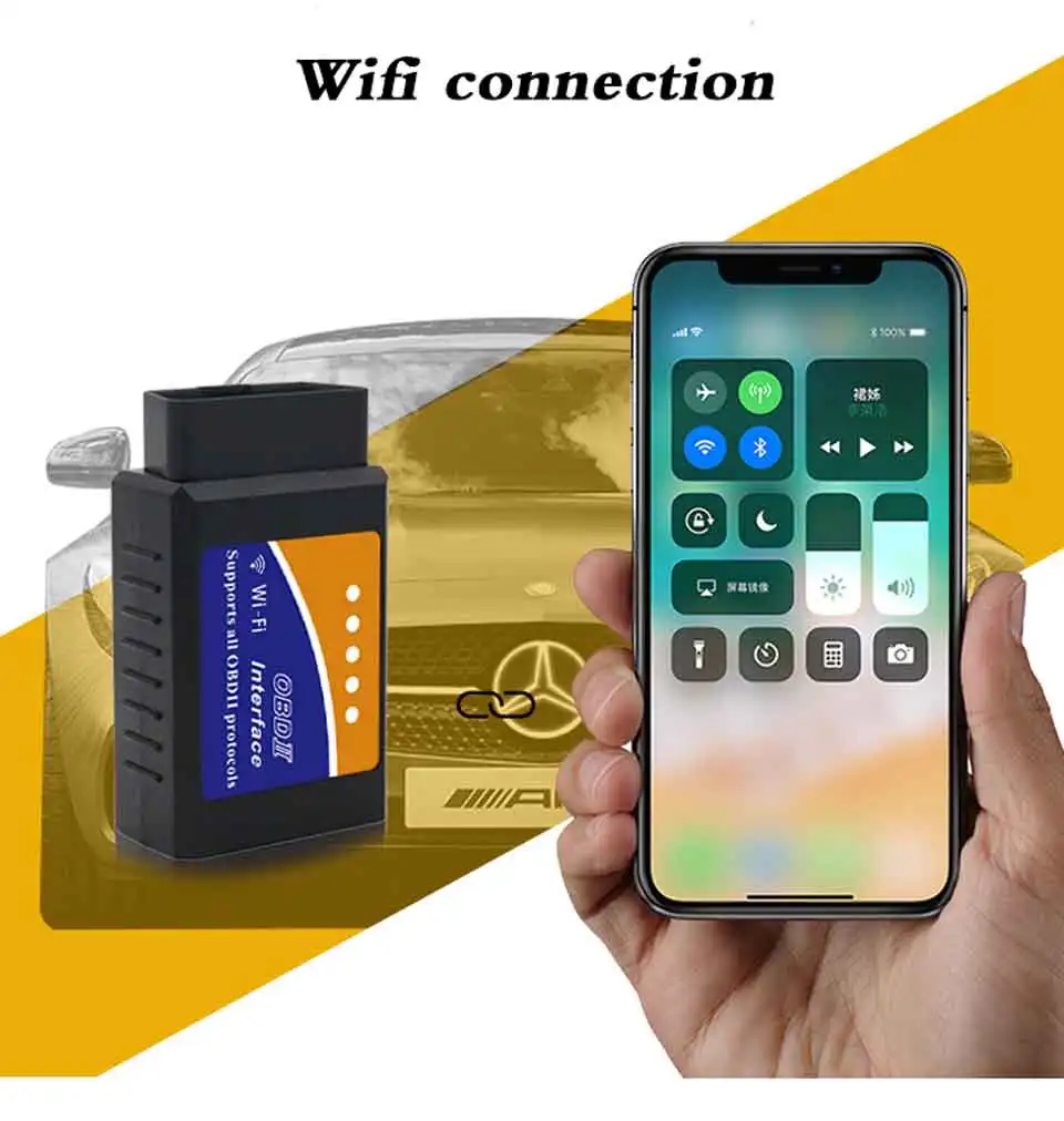 car inspection equipment for sale PIC18F25K80  ELM327 WIFI V1.5 OBD2 Scanner For iOS Car Code Reader Elm-327 Wi-Fi V 1.5 Wi Fi ELM 327 OBD 2 Auto Diagnostic Tools car battery trickle charger