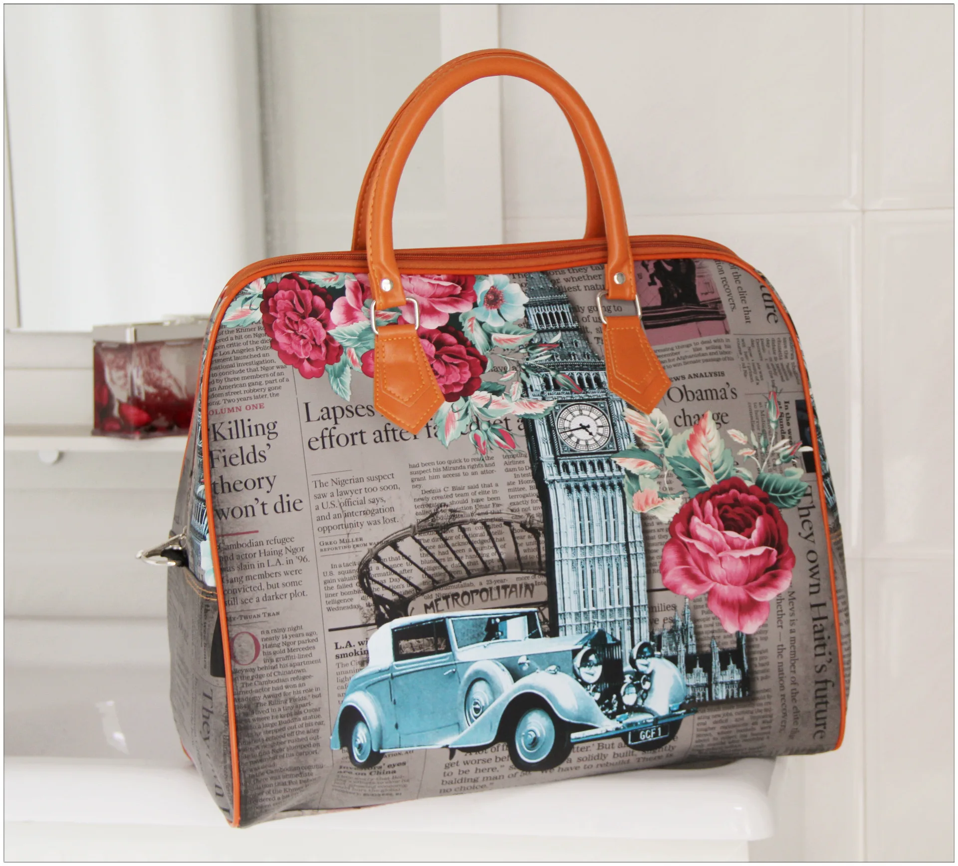 New Fashion Waterproof Women Travel Bag Large Capacity Portable Bag Travel Luggage Tote