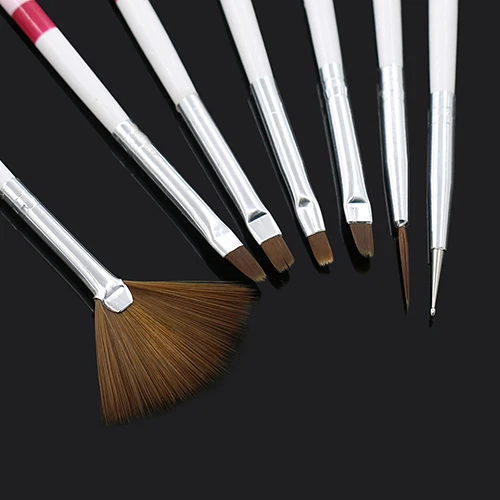 

7Pcs Drawing Painting Dotting DIY Brushes Acrylic Tips Liner Nail Art Pens Set 6YK5 7H6F