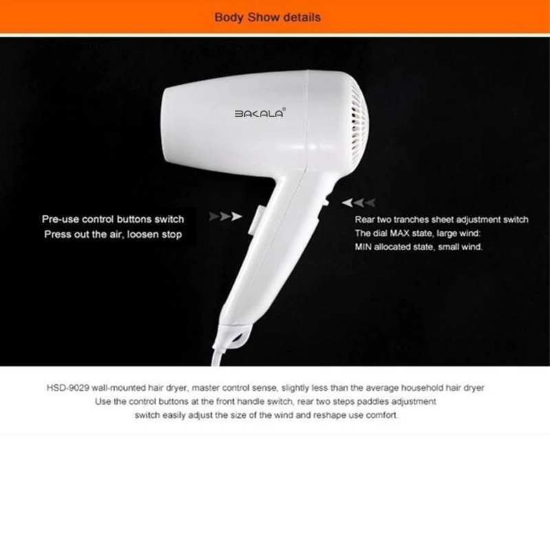 Подвесной Фен для сушки кожи настенный фен ванной комнаты 220 В|hanging hair dryer|hair dryer