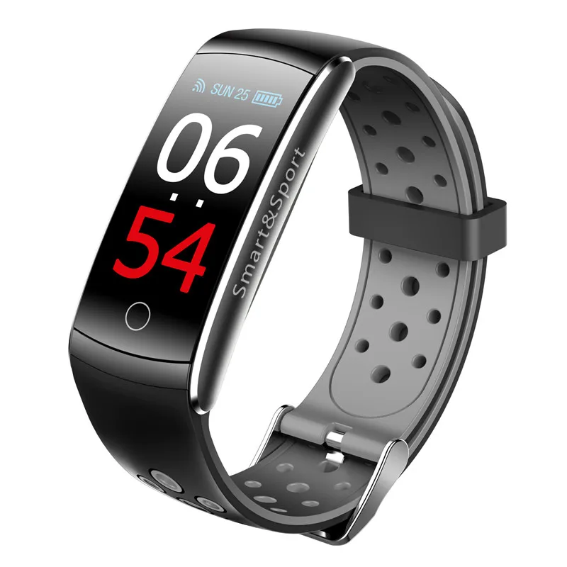 Raaavi Q8 Colorful Smart Watch IP68 Waterproof With Blood Pressure Heart Rate Fitness Bracelet Connect IOS Android Apple | Электроника