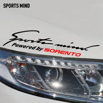 

10 Pieces Sports Mind Car Styling On Car Lamp Eyebrow Sport Entertainment Car Sticker For kia sorento exterior accessories