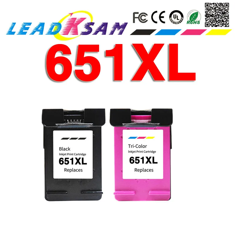 Замена совместимый для hp651 651XL чернильный картридж Deskjet 1115 2135 2136 2138 преимущество