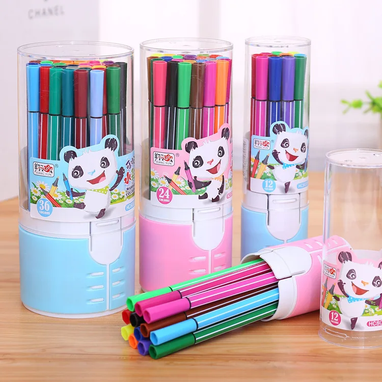 

Student stationery wholesale Xiangyun 36 color water-selective cartoon watercolor brush art painting brush