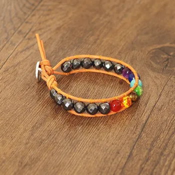 Présentation Bracelet Hématite Chakra