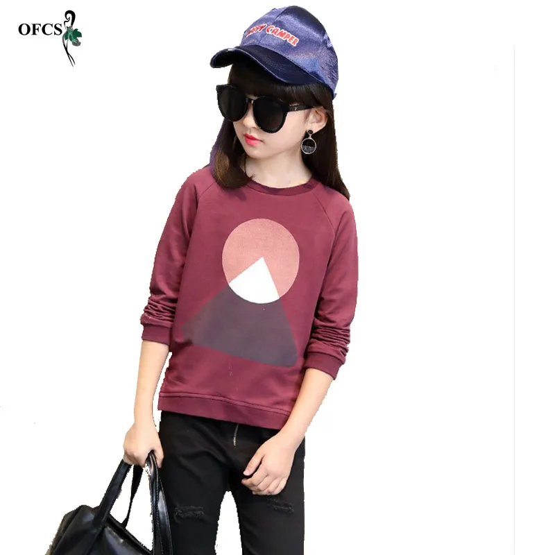 Новая детская одежда для отдыха осенний вязаный свитер с геометрическим узором для девочек, футболка, пальто Детская От 3 до 15 лет