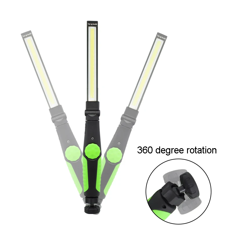 

USB Rechargeable Tactical Torch Multifunction Flashlight Work Lamp COB LED Hand Light Magnetic Lantern For Camping Car Repairing