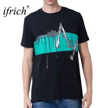 

Hot Sale 2018 New Fashion T Shirt Men Brand Clothing Hip Hop Letter Print Men's T Shirt Short Sleeve High Quality T-Shirt Male