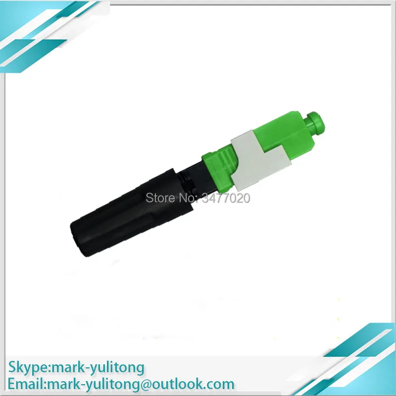 

100 PCS pre-embedded SC cold junction APC fiber cold junction cold joint quick connector fiber optic quick connector carrier gra