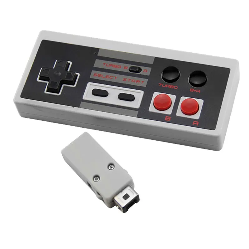 2,4G беспроводной контроллер для NES для SNES Mini Classic консоли