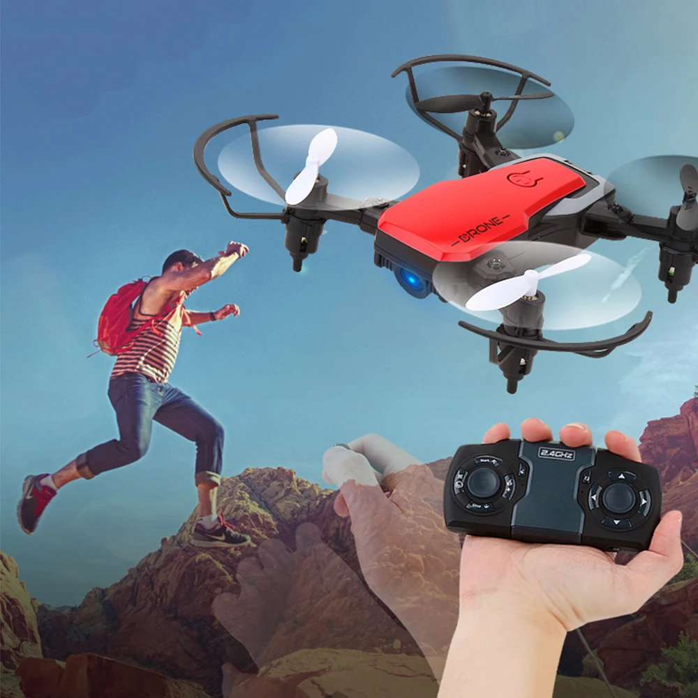 Радиоуправляемый квадрокоптер с HD Широкий формат Камера 6-Axis Gyro Карманный Радиоуправляемый Дрон 8810 Вт складной Дрон высота Удержание Безголовый режим