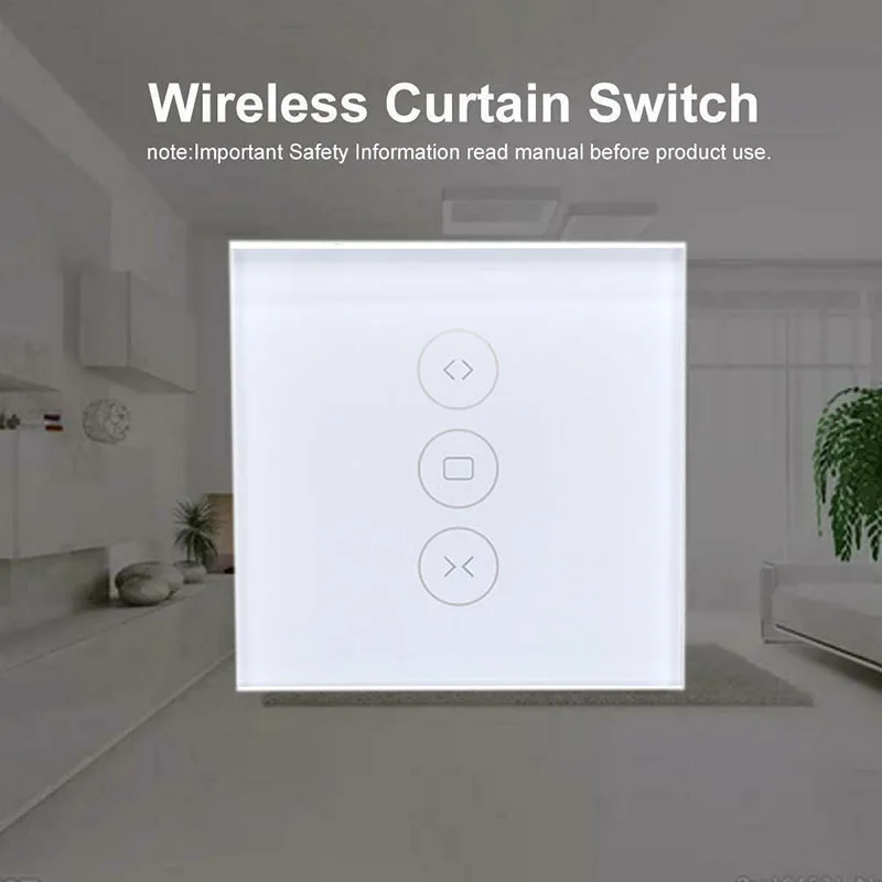 

Hot Sale High Quality WiFi Smart Curtain Switch Roller Shutter Timer Phone Control Household Brdroom Wholesale