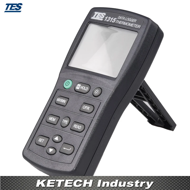 

Thermocouple K, J, E, T, R, S, N Type Datalogging Industrial Thermometer TES-1315
