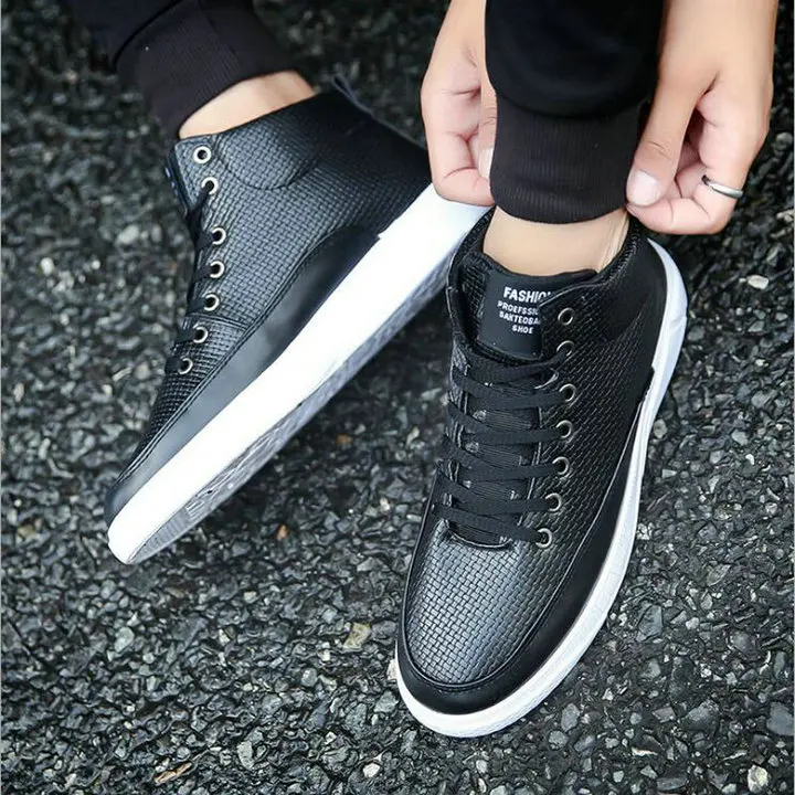 Sneakers-Men-Casual-Shoes-Men-leather-Sneakers-High-Top-Black-Men-Black-White-Flats-Zapatos-Mujer (4)