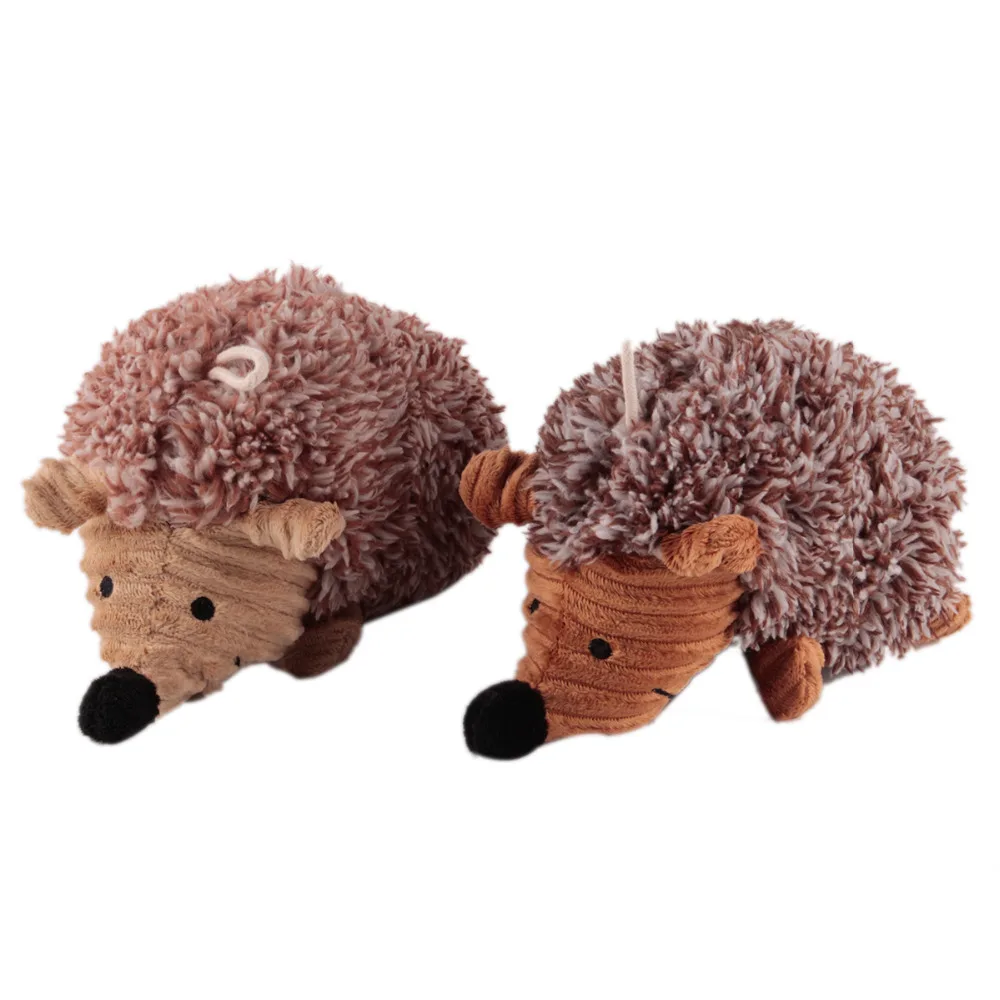 Corduroy Fabric Dog Toys Pet Puppy Chew Squeaker Squeaky Sound Cute