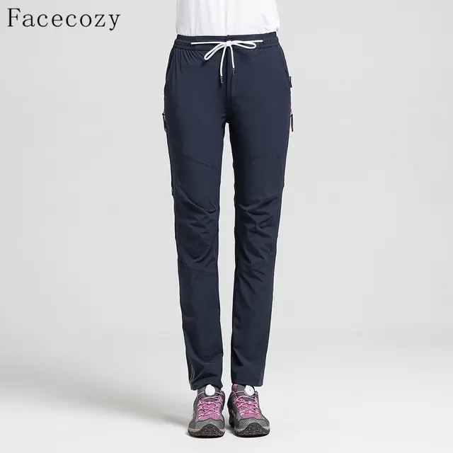 Women Summer Quick Dry Pants Elastic Nylon Breathable Tear Resistant