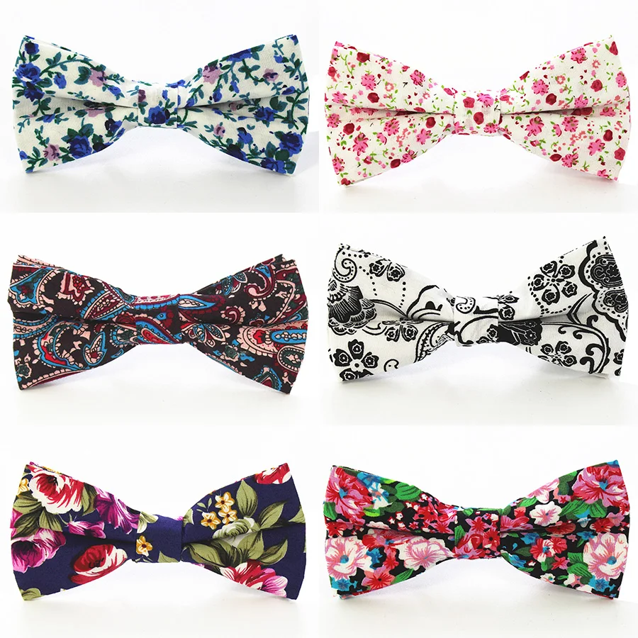 Buy JEMYGINS Quality Floral Cotton Bow Tie For Men