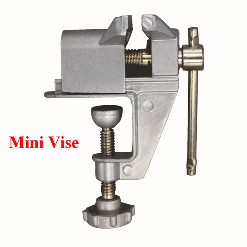 

Mini Table Vice Aluminium Alloy Bench Screw Bench Vise for DIY Jewelries
