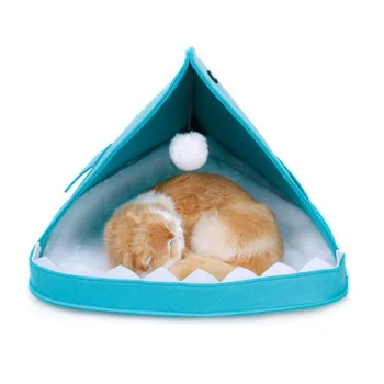

Pet House Cat House Foldable Portable Deformable Dog Bed Animal Cave Nest Pet Cat Dog HouseSleeping Fish Shape Beds