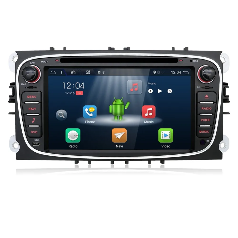 Excellent Octa Core Android 9.0 Car DVD GPS 2 Din for FORD/Focus/S-MAX/Mondeo/C-MAX/Galaxy/Kuga Multimedia Player Wifi Car Radio Video OBD 3