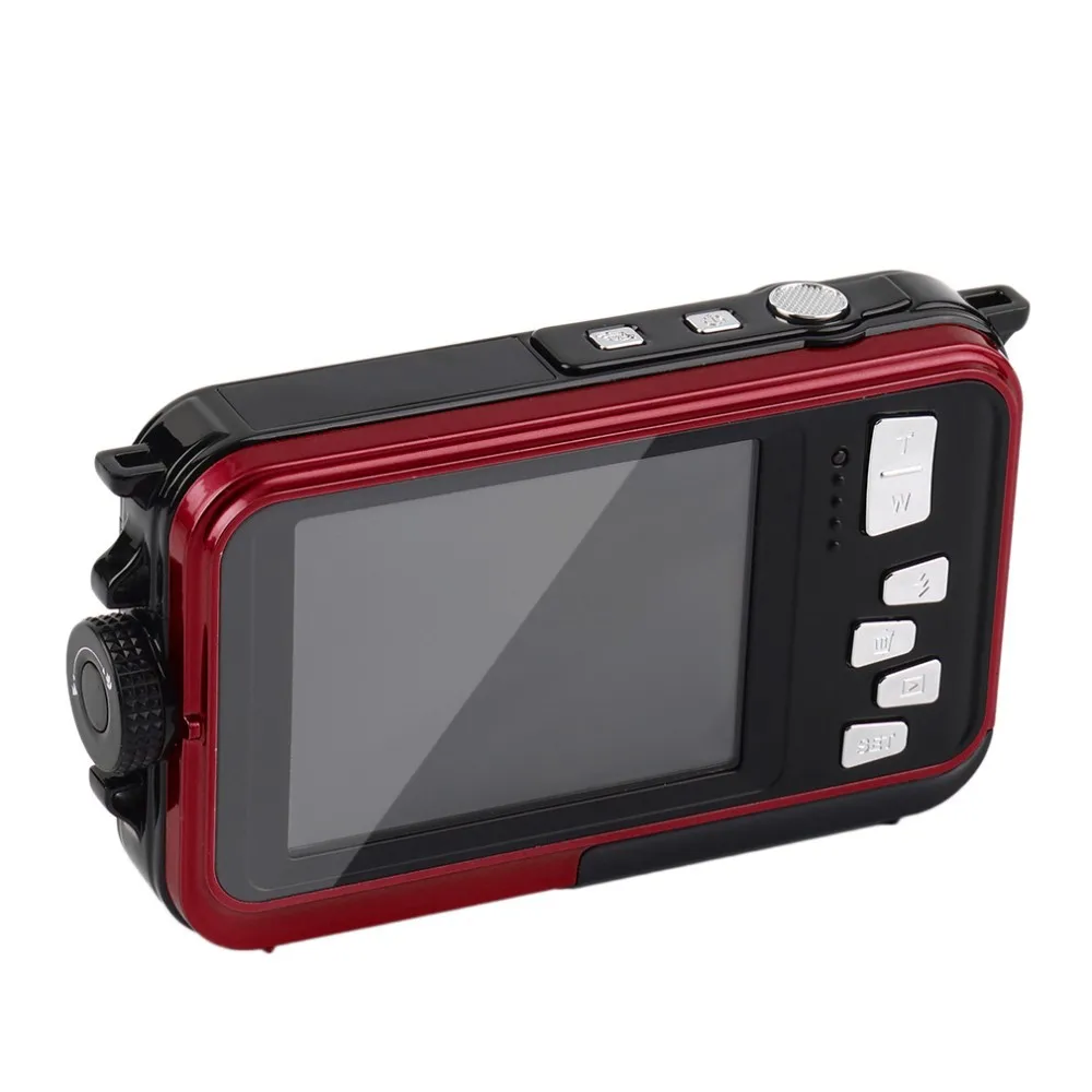 

kaRue Hot New Digital Camera 2.7inch TFT 3M Waterproof 24MP 1080P Double Screen 16x Digital Zoom Camcorder Camera