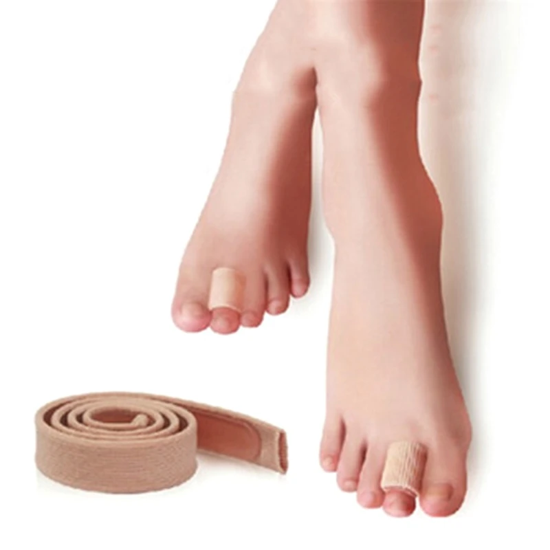 

1.8*20cm Fabric Gel Tube Bandage Finger&Toes Maintain Cushion Corns Hallux Valgu Blisters Calluse Pain Relief Pads Insoles