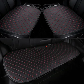 

Pu Car Seat Cover Front Rear Leather Cushion Protector Mat Pad For Peugeot 206 207 2008 301 307 3008 408 4008 508