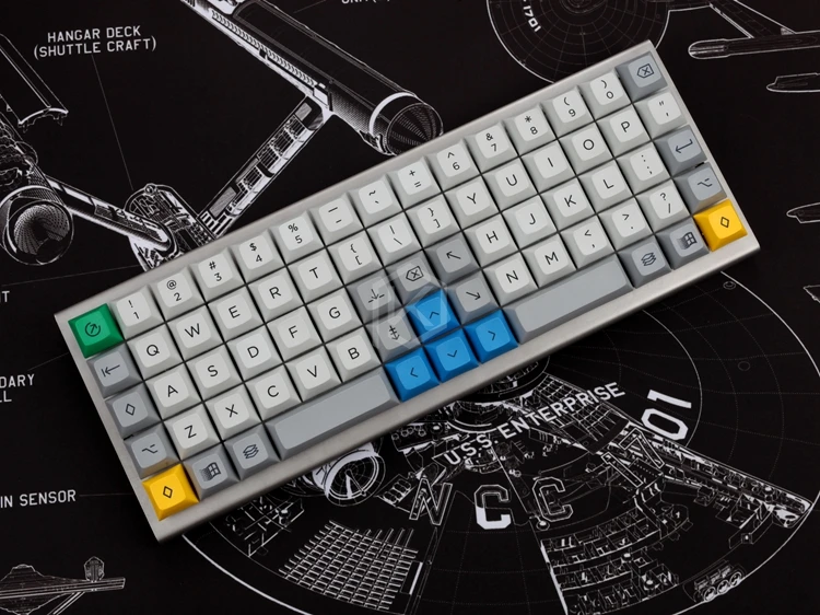  stainless steel bent case for xd75re xd75 xd75am 60% custom keyboard acrylic panels acrylic diffuse
