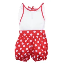 Cute Baby Girl Jumpsuit Newborn Dotted Rompers 100% Cotton Toddler Kids One piece Body Suit Suspender Trousers 3M-2T Overalls