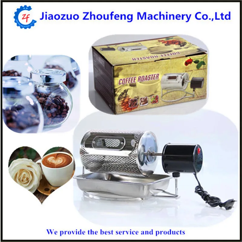 

Home use mini electric stainless steel coffee roaster used in gas stove or electric stove 110v/220v ZF