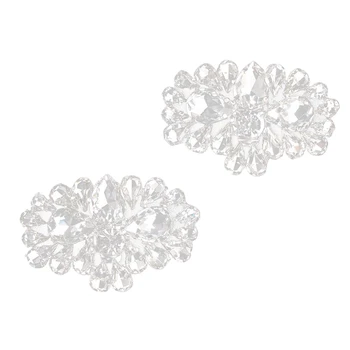 

Shoe Clip Wedding Shoes High Heel Women Bride Decoration Rhinestone Shiny Decorative Clips Charm Buckle